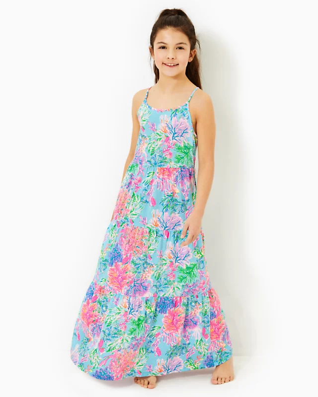 Girls Harleigh Maxi Dress - Image 2