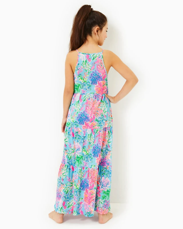 Girls Harleigh Maxi Dress - Image 3