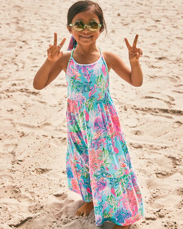 Girls Harleigh Maxi Dress - Image 4