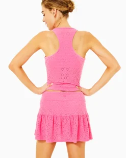 Luxletic Gardenia Eyelet Skort