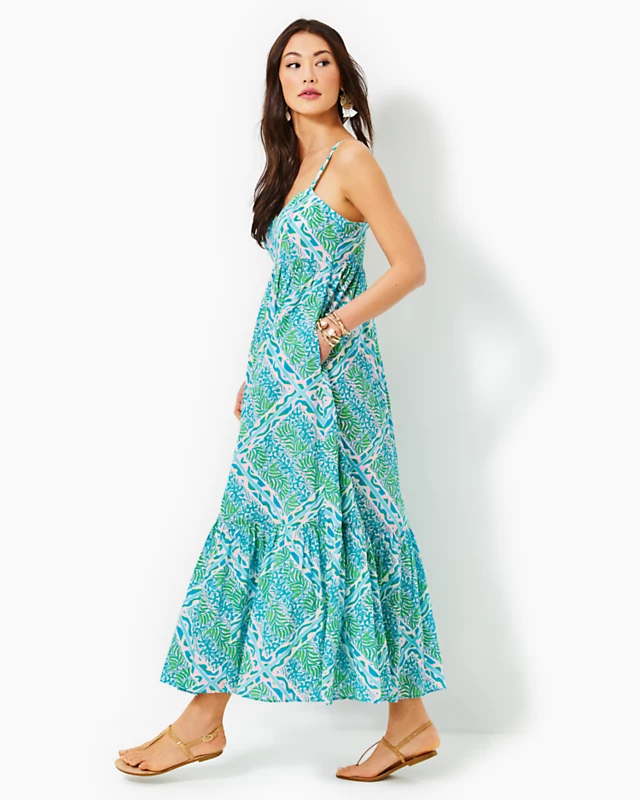 Hiedi Cotton Maxi Dress - Image 2