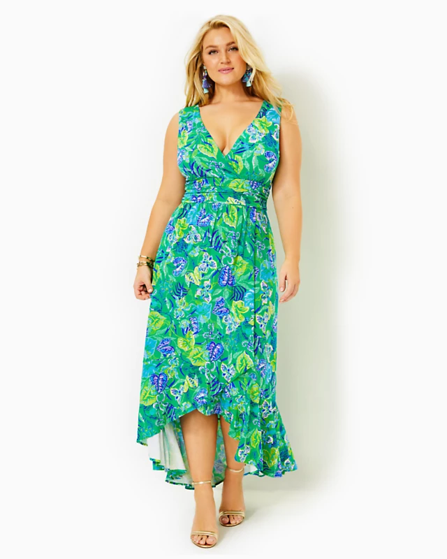 Moana Wrap Maxi Dress - Image 4