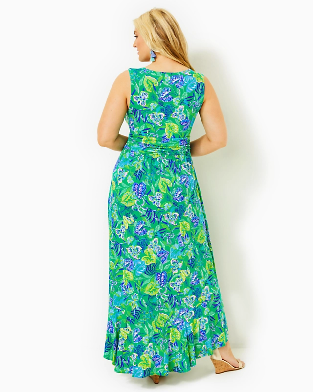 Moana Wrap Maxi Dress - Image 5