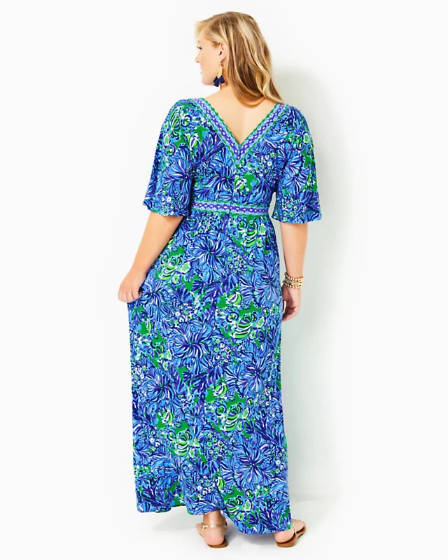 Addison Elbow Sleeve Maxi Dress - Image 5