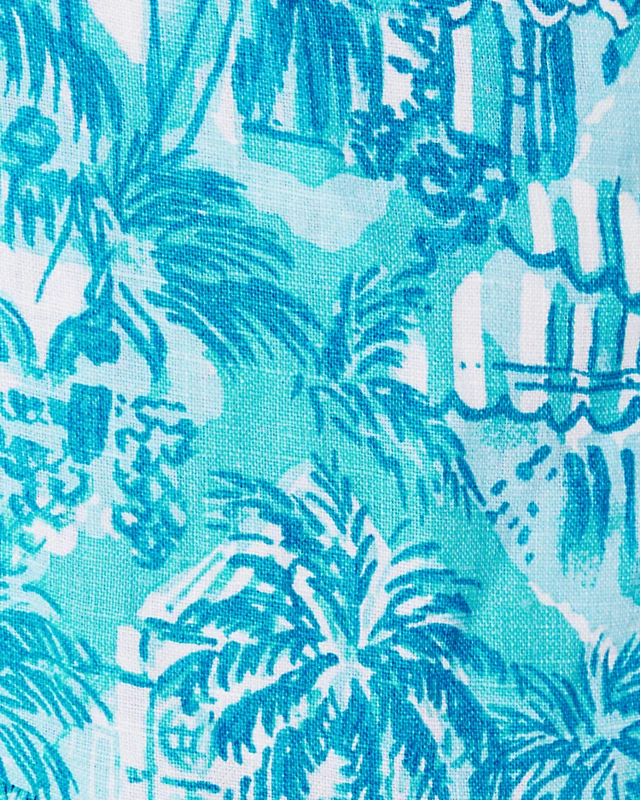 Kylanne Elbow Sleeve Linen Dress - Image 4