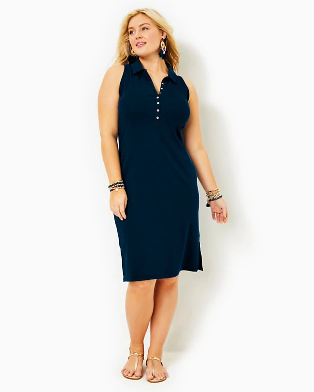 Reema Sleeveless Polo Dress - Image 6