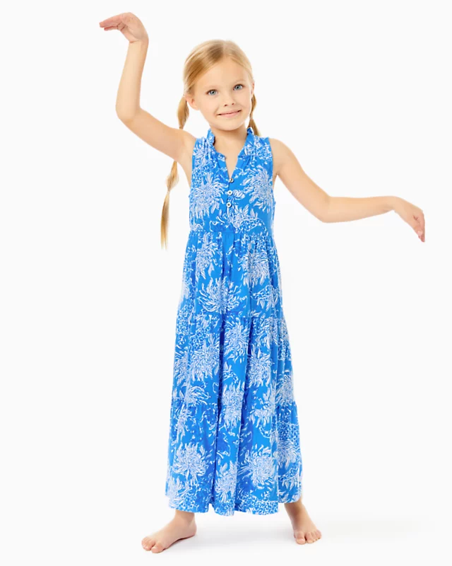 Girls Mini Malone Maxi Dress - Image 2