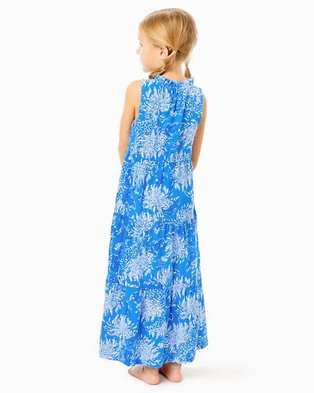 Girls Mini Malone Maxi Dress - Image 3