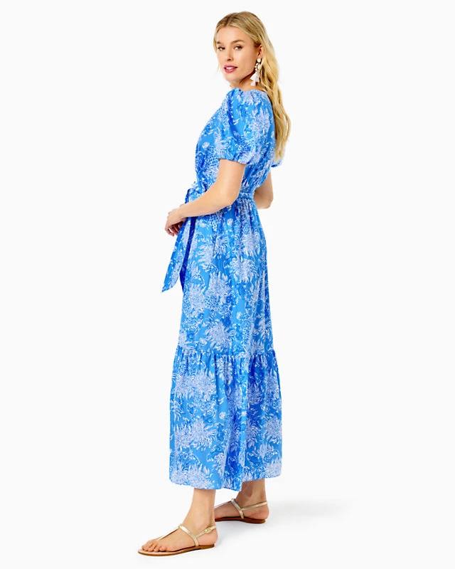 Ezralyn Short Sleeve Cotton Maxi Dress - Image 2