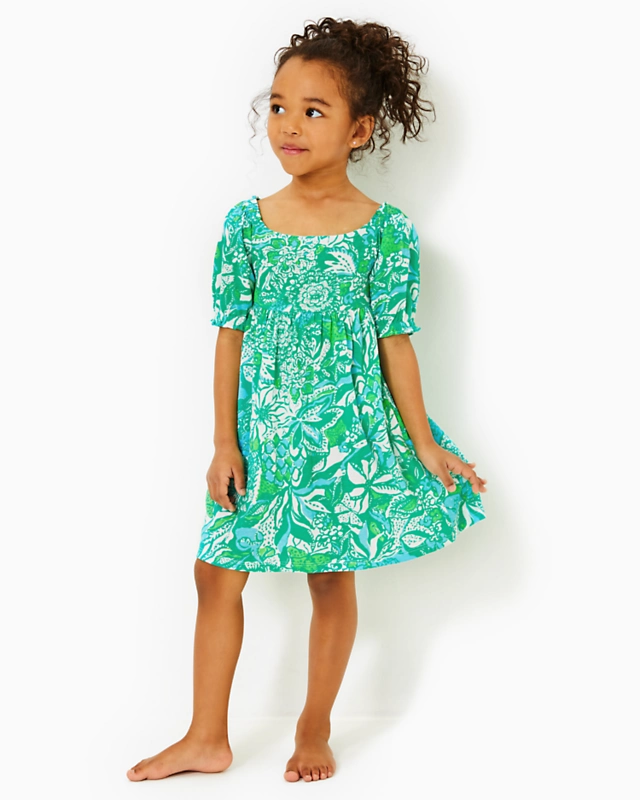 Girls Mini Delaney Dress - Image 2