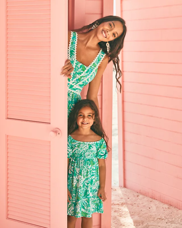 Girls Mini Delaney Dress - Image 4