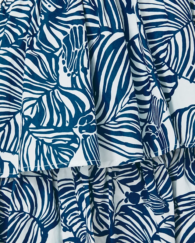 Alexandria Elbow Sleeve Cotton Wrap Dress - Image 7