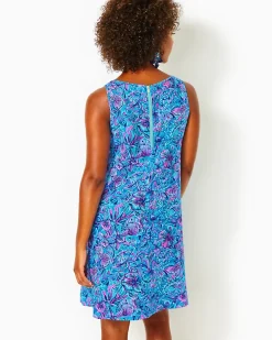 Edelyn Linen Swing Shift Dress