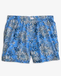 Lilly Pulitzer X Southern Tide Mens 4" Printed Boxer